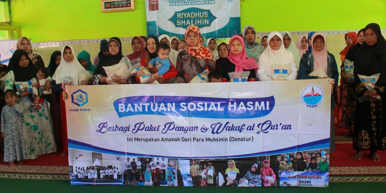 HASMI Bandung – Berbagi Paket Sembako untuk Dhuafa